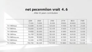 Rente nach 45 Beitragsjahren Tabelle